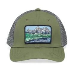 Sunday Afternoons Teton Reflection Trucker 10 Sunday Afternoons Teton Reflection Trucker -Sunday Afternoons artist series patch trucker teton reflection art detail fw21 2500px