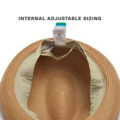 Sunday Afternoons Cayman Hat 16 Sunday Afternoons Cayman Hat -Sunday Afternoons cayman hat tan sweatband sizing detail ss20