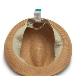Sunday Afternoons Cayman Hat 17 Sunday Afternoons Cayman Hat -Sunday Afternoons cayman hat tan sweatband sizing detail ss20 2500px