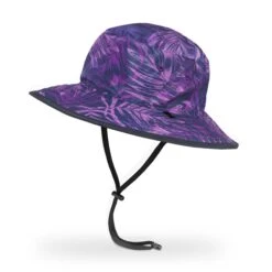 Sunday Afternoons Daydream Bucket -Sunday Afternoons daydream bucket dark violet purple palm front reverse ss22 2500px