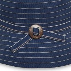 Sunday Afternoons Emma Hat -Sunday Afternoons emma hat navy texture hatband detail ss20 2500px