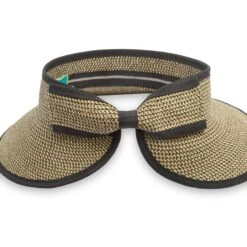 Sunday Afternoons Garden Visor -Sunday Afternoons garden visor tweed texture bow detail ss20 2500px