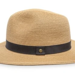 Sunday Afternoons Havana Hat -Sunday Afternoons havana hat tan hatband texture pinch detail ss20 2500px
