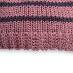 Sunday Afternoons Infant Frosty Stripe Beanie -Sunday Afternoons infant frosty stripe beanie rosewood texture detail fw20 2500px