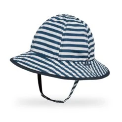 Sunday Afternoons Infant SunSkipper Bucket -Sunday Afternoons infant sunskipper bucket navy stripe captains navy front ss21 2500px