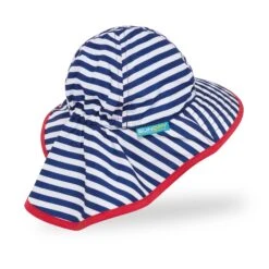 Sunday Afternoons Infant SunSprout Hat -Sunday Afternoons infant sunsprout hat navy stripe back ss20 2500px