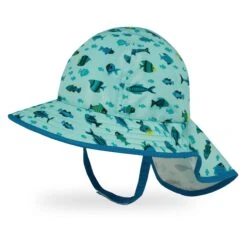 Sunday Afternoons Infant SunSprout Hat -Sunday Afternoons infant sunsprout little fishies front ss23 2500px