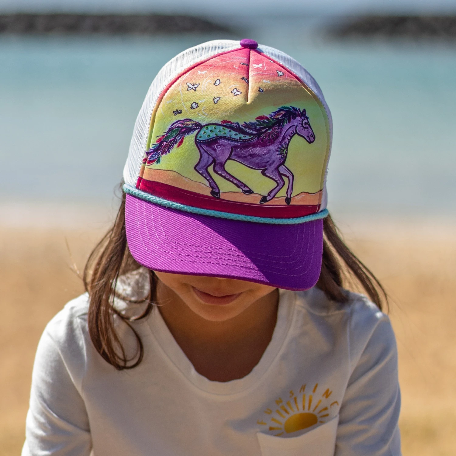 Sunday Afternoons Kids' Horse Feather Cooling Trucker 2 Sunday Afternoons Kids' Horse Feather Cooling Trucker - Image 2