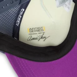 Sunday Afternoons Kids' Butterfly And Bees Trucker -Sunday Afternoons kids artist series trucker butterflies and bees sweatband artist stamp detail ss21 2500px