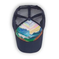 Sunday Afternoons Kids' Mountain Goat Trucker -Sunday Afternoons kids artist series trucker mountain goat top ss20 2500px
