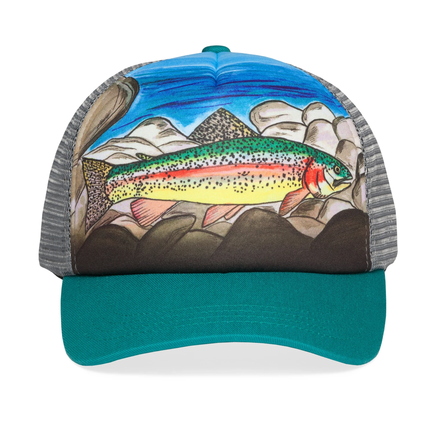 Sunday Afternoons Kids' Rainbow Trout Trucker 2 Sunday Afternoons Kids' Rainbow Trout Trucker - Image 2
