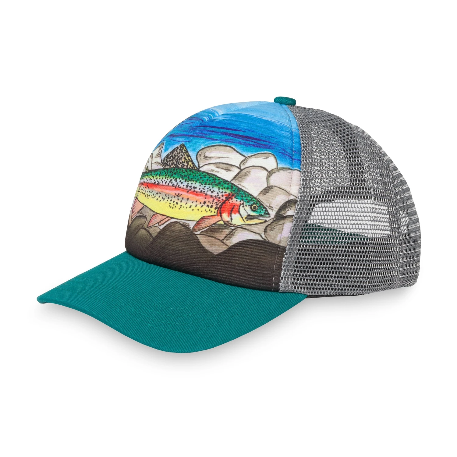 Sunday Afternoons Kids' Rainbow Trout Trucker 1 Sunday Afternoons Kids' Rainbow Trout Trucker
