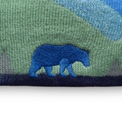 Sunday Afternoons Kids' Forest Bear Beanie -Sunday Afternoons kids graphic series beanie forest bear animal detail fw21 2500px