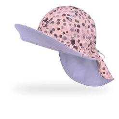 Sunday Afternoons Natural Blend Cape -Sunday Afternoons natural blend cape dusty lilac pink speckles front reverse brim up ss24 2500px