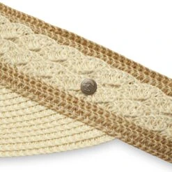 Sunday Afternoons Oceana Visor -Sunday Afternoons oceana visor cream braided detail ss21 2500px