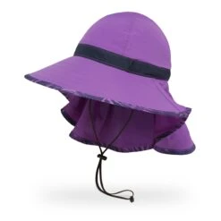 Sunday Afternoons Shade Goddess Hat -Sunday Afternoons shade goddess hat dark violet front ss22 2500px