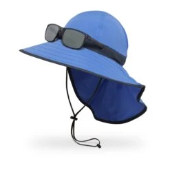 Sunday Afternoons Shade Goddess Hat -Sunday Afternoons shade goddess hat purple larkspur front glasses ss20 2500px