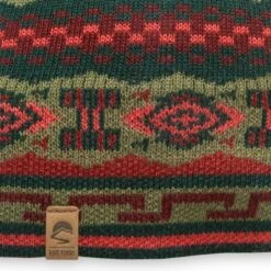 Sunday Afternoons Storyteller Beanie -Sunday Afternoons storyteller beanie cranberry bog pattern detail fw20 2500px