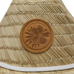 Sunday Afternoons Sun Guardian Hat -Sunday Afternoons sun guardian natural pink tropical patch detail ss23 2500px