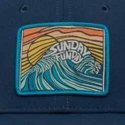 Sunday Afternoons Sunday Funday Trucker -Sunday Afternoons tims trucker sunday funday patch detail ss23 2500px