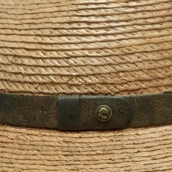 Sunday Afternoons Unwind Hat -Sunday Afternoons unwind hat caramel fabrication detail ss22 2500px