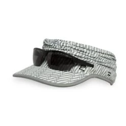 Sunday Afternoons UVShield Cool Convert Visor -Sunday Afternoons uvshield cool convert visor gray electric stripe front open glasses ss20 2500px