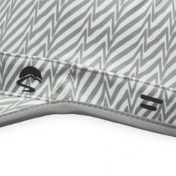 Sunday Afternoons UVShield Cool Convert Visor -Sunday Afternoons uvshield cool convert visor gray electric stripe logo bars detail ss20 2500px